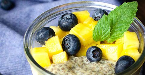 Easy Mango Chia Pudding